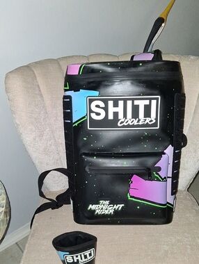 The Midnight Rider Black Backpack Cooler
